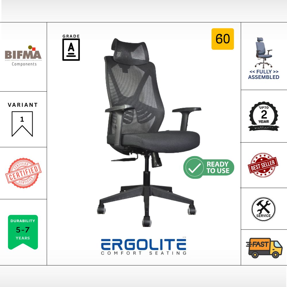 ERGOLITE CHAIR YRS-01HR
